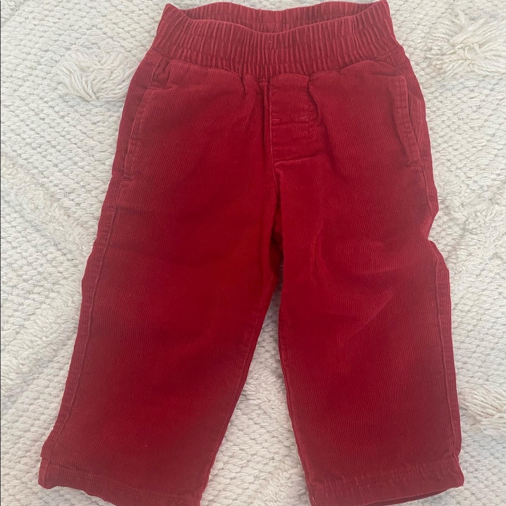 TBBC red corduroy pants